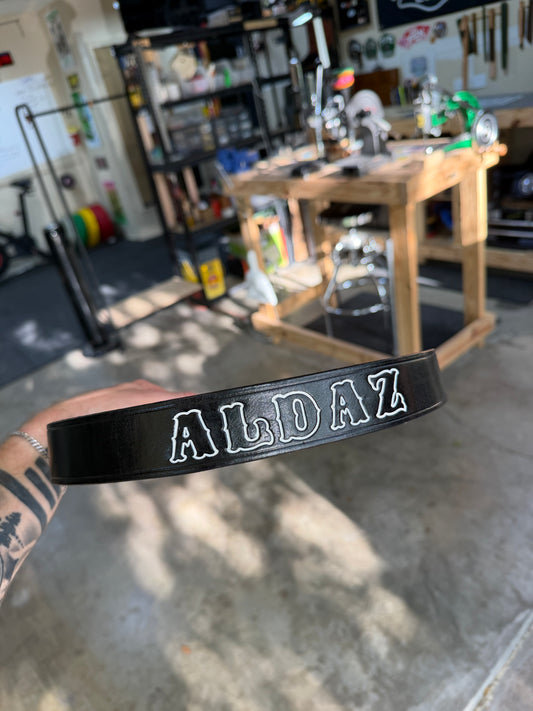 Tac-Buckle Leather Duty Belt