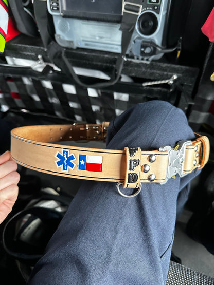 1.5” Leather Bunker/Truck Belt