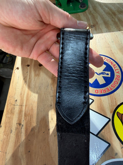 Tac-Buckle Leather Duty Belt